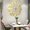 70cm 3D Creative Elegant Round Ginkgo Biloba Wall Clock Living Room Home Decor